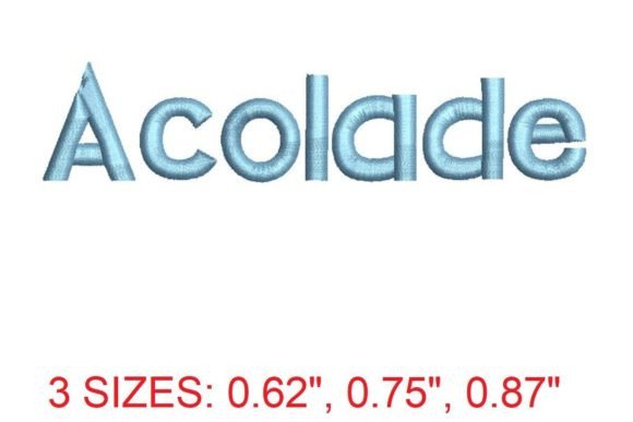 Acolade Font: Elegant Embroidery for Small Business Branding
