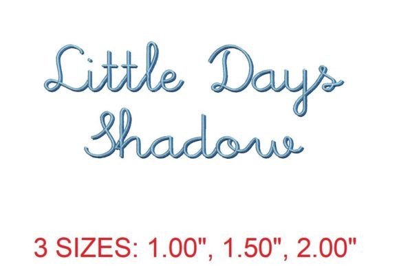 Little Days Shadow Font