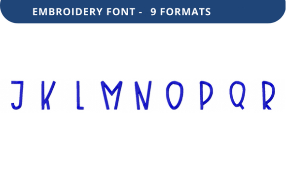 Play Pen Font J to R: A Seasonal Embroidery Font Review